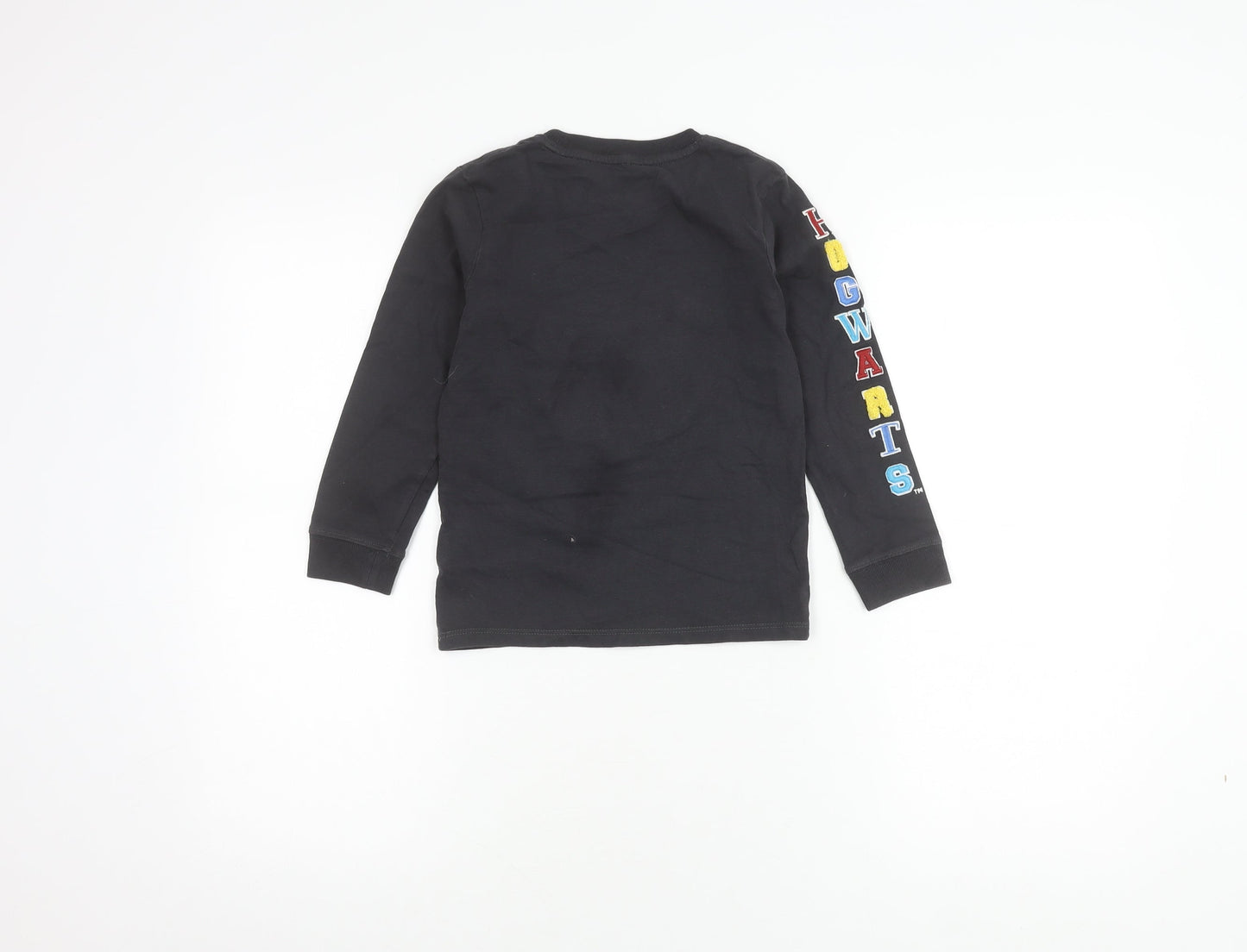 Marks & Spencer Boys Black Harry Potter Long Sleeve T-Shirt 5-6 Years