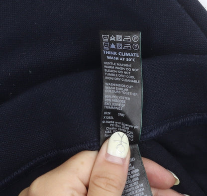 Womens UK Size 14 Marks and Spencer   Black Trousers
