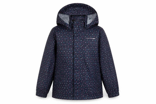 Trespass Girls' Blue Polka Dot Rain Coat 9 Years