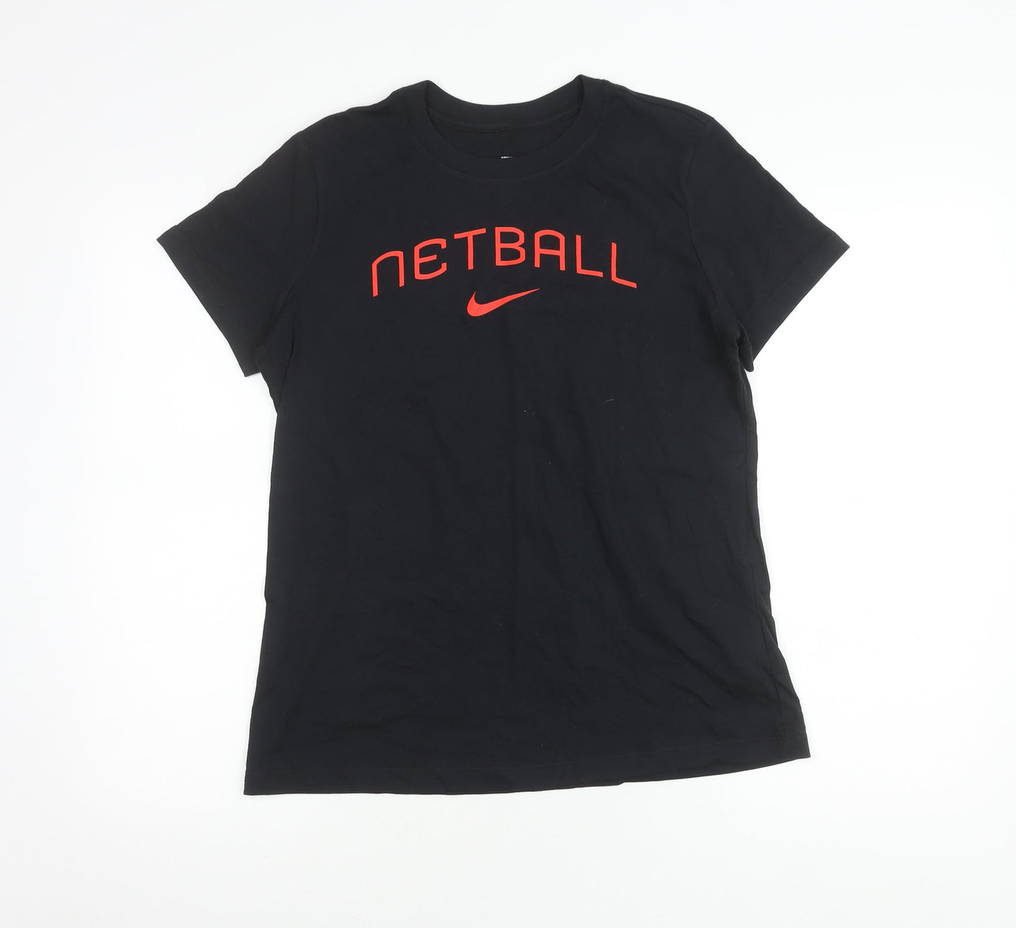 Nike Men's Black Netball Graphic T-Shirt Size M