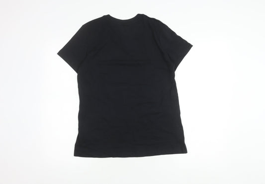 Nike Men's Black Netball Graphic T-Shirt Size M