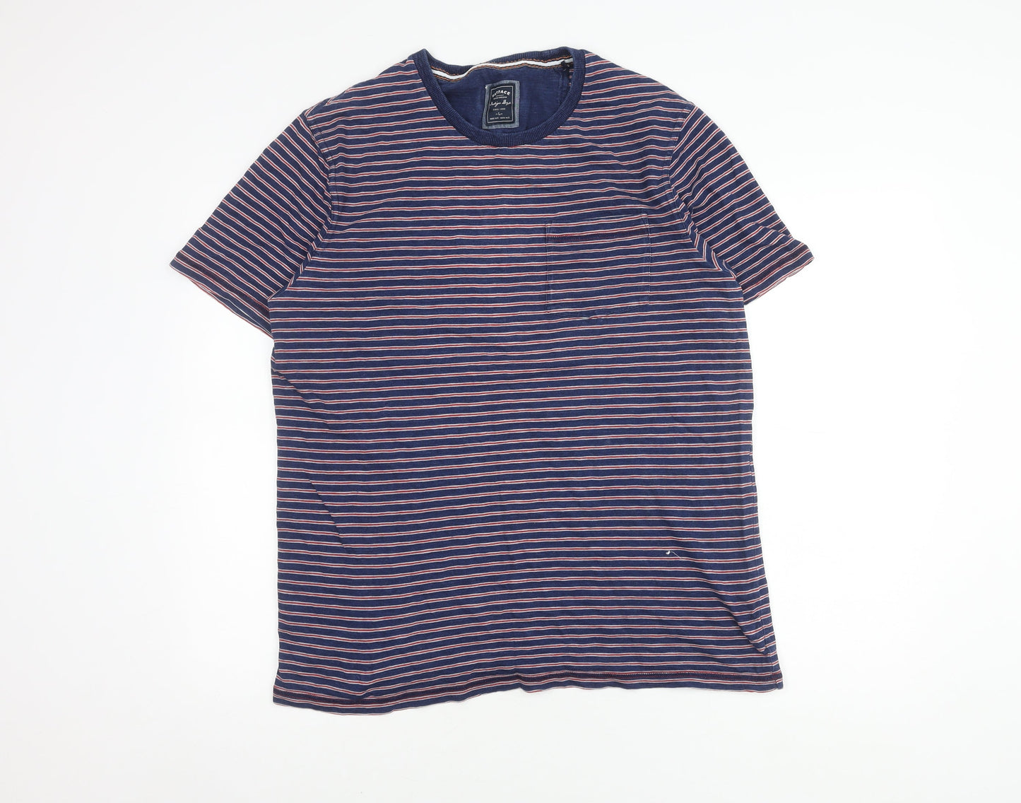Mens UK Size L FatFace Blue  T-Shirt