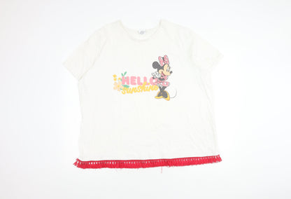 Womens UK Size 26 Disney White  T-Shirt