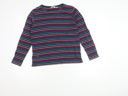 ISLE Women's Multicoloured Striped Top M 14-16