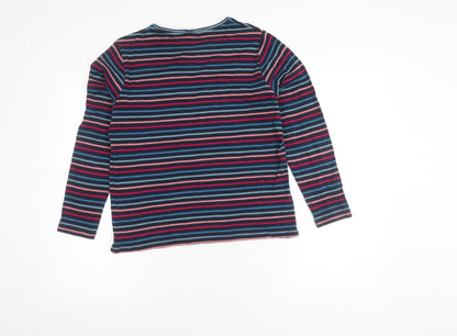ISLE Women's Multicoloured Striped Top M 14-16