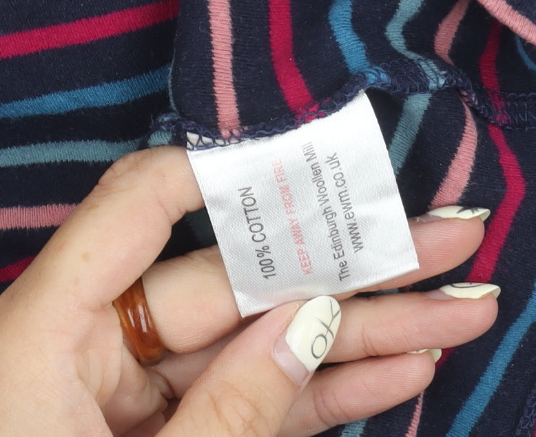 ISLE Women's Multicoloured Striped Top M 14-16