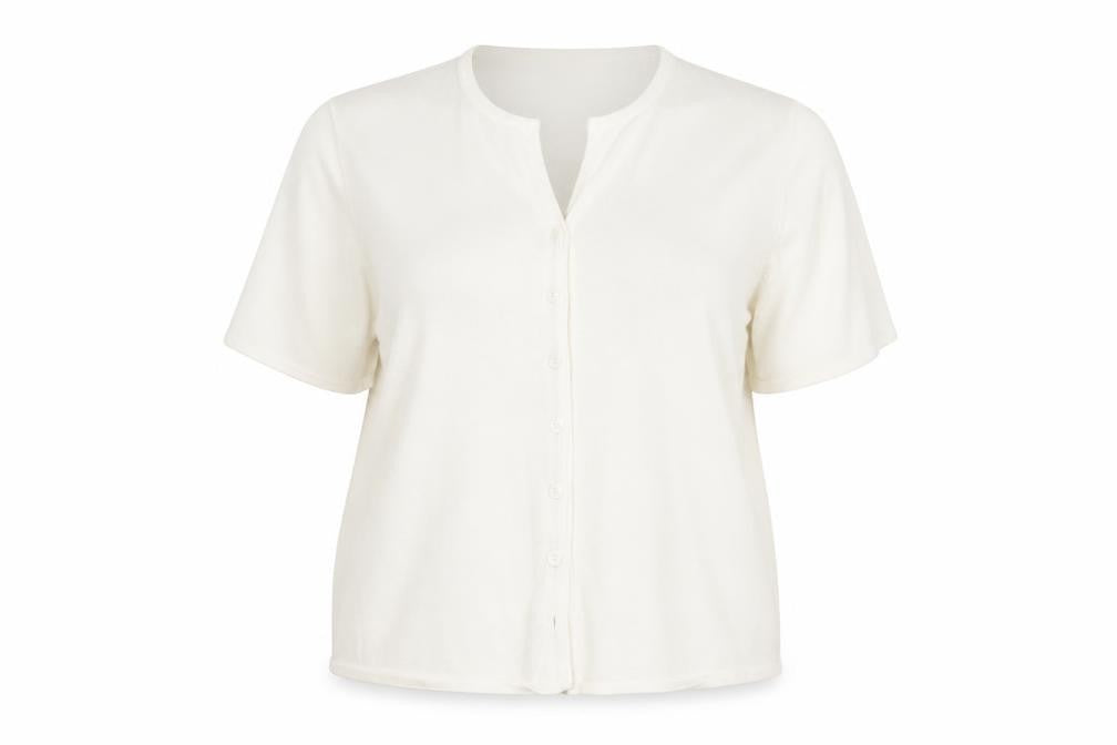 Womens UK Size 20 Ann Harvey White  Button-Up