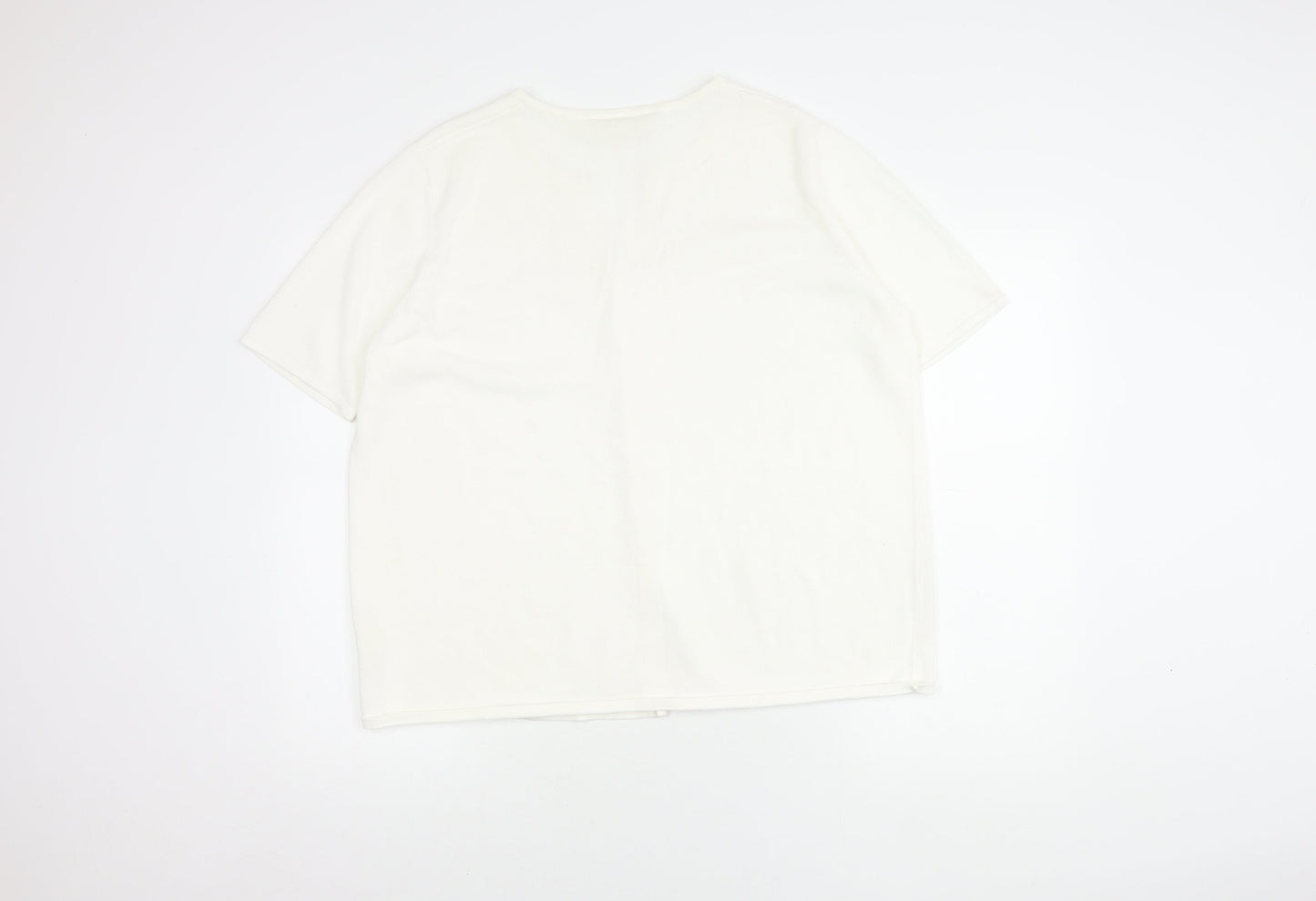 Womens UK Size 20 Ann Harvey White  Button-Up