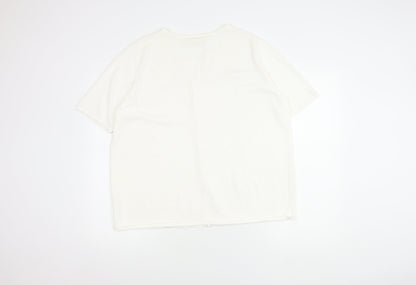 Womens UK Size 20 Ann Harvey White  Button-Up