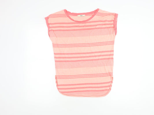 Womens UK Size XS Oasis Pink Basic T-Shirt