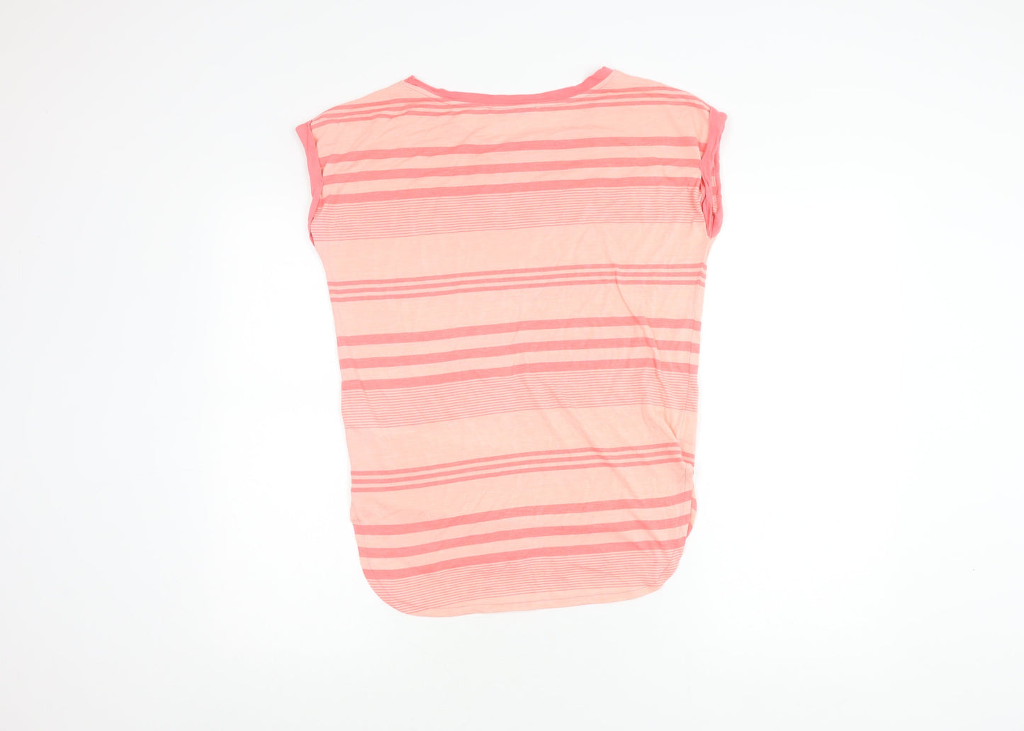 Womens UK Size XS Oasis Pink Basic T-Shirt