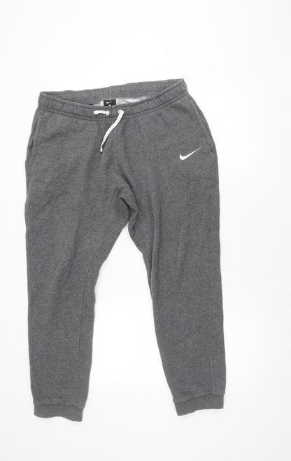 Nike Men's Grey Jogger Trousers Size L