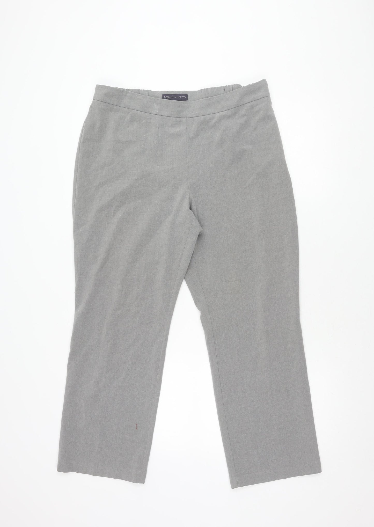 Womens UK Size 14 Marks and Spencer   Grey Trousers