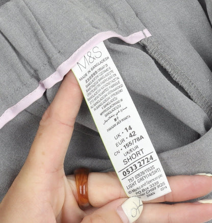 Womens UK Size 14 Marks and Spencer   Grey Trousers