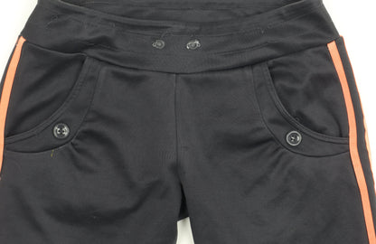 Adidas Women's Black Trousers, Size 8, Elastic Waist