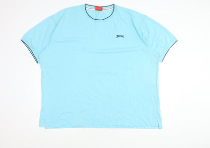 Slazenger Men's Blue 4XL Short Sleeve Crew Neck T-Shirt