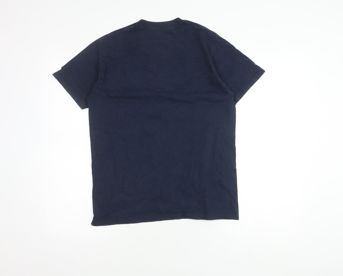 City Champions Men's Blue Sports T-Shirt, S, Graphic Logo
