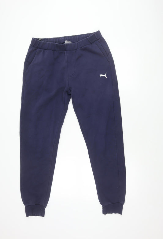 Puma Men's Blue Jogger Trousers L - Activewear
