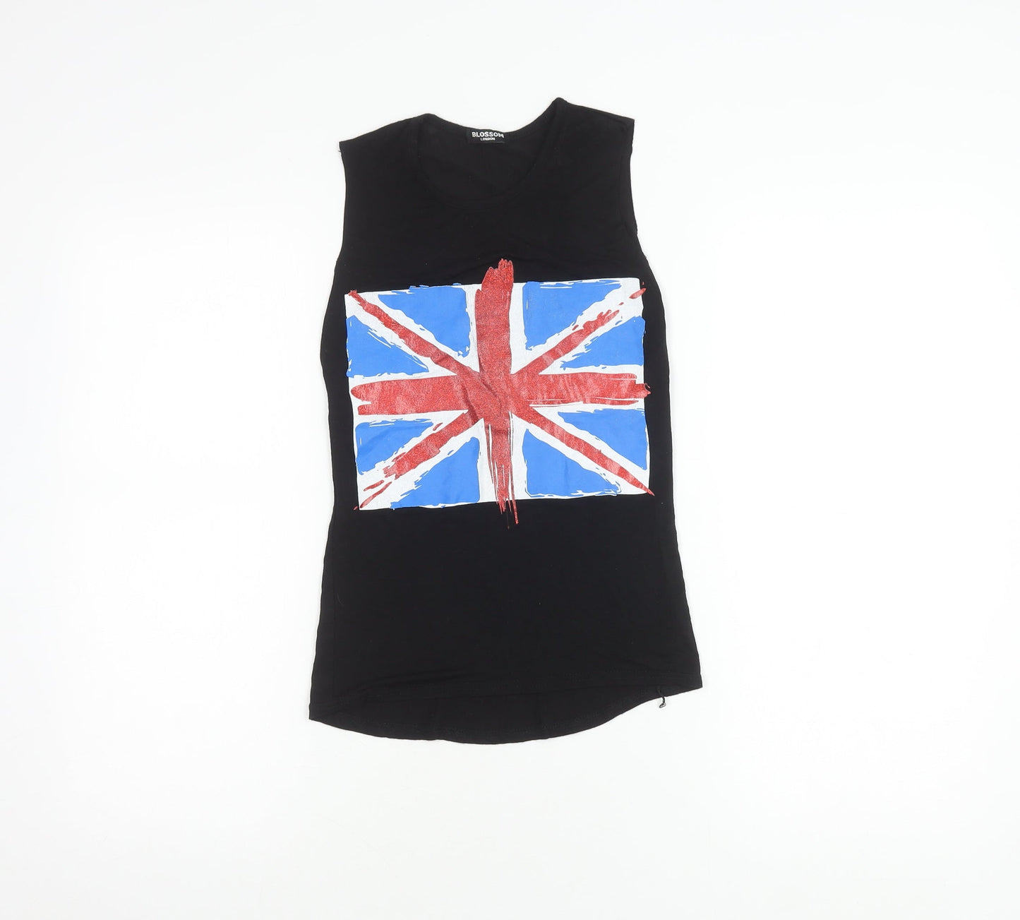 Blossom London Teens Black Tank UK Size 10 Casual Summer
