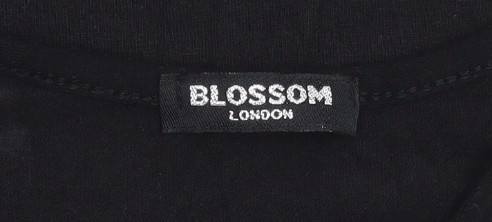 Blossom London Teens Black Tank UK Size 10 Casual Summer