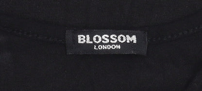Blossom London Teens Black Tank UK Size 10 Casual Summer