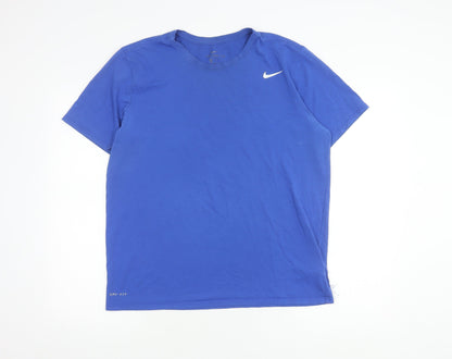 Nike Men's Blue Short Sleeve Athletic T-Shirt M