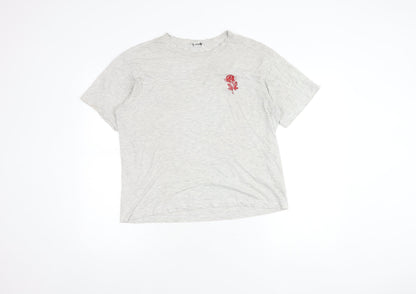Womens UK Size S Monki Grey  T-Shirt