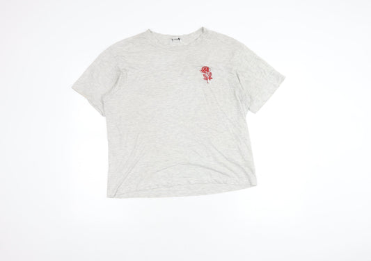 Womens UK Size S Monki Grey  T-Shirt