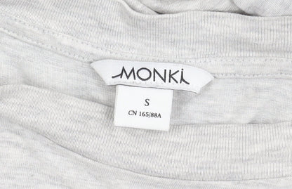Womens UK Size S Monki Grey  T-Shirt