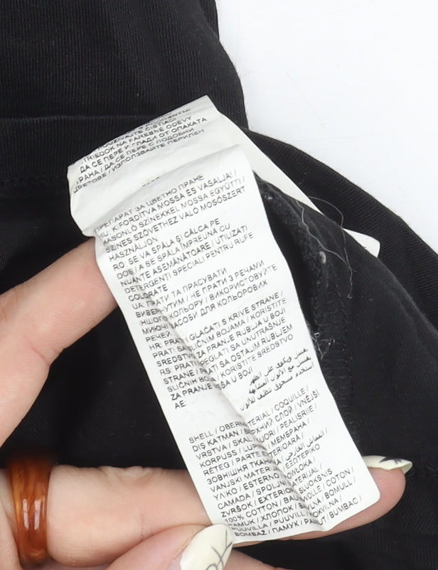 Puma Black Crew Neck T-Shirt, Unisex Adults, S