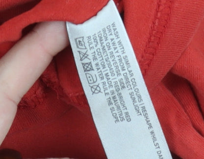 Mens UK Size L Fat Face Red  T-Shirt