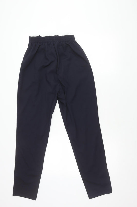 Lipsy Women's Black Tapered Trousers Size 10