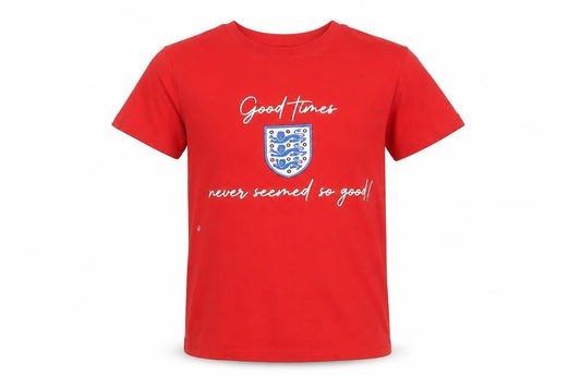George Boys Red T-Shirt 6-7 Years Cotton Logo Casual