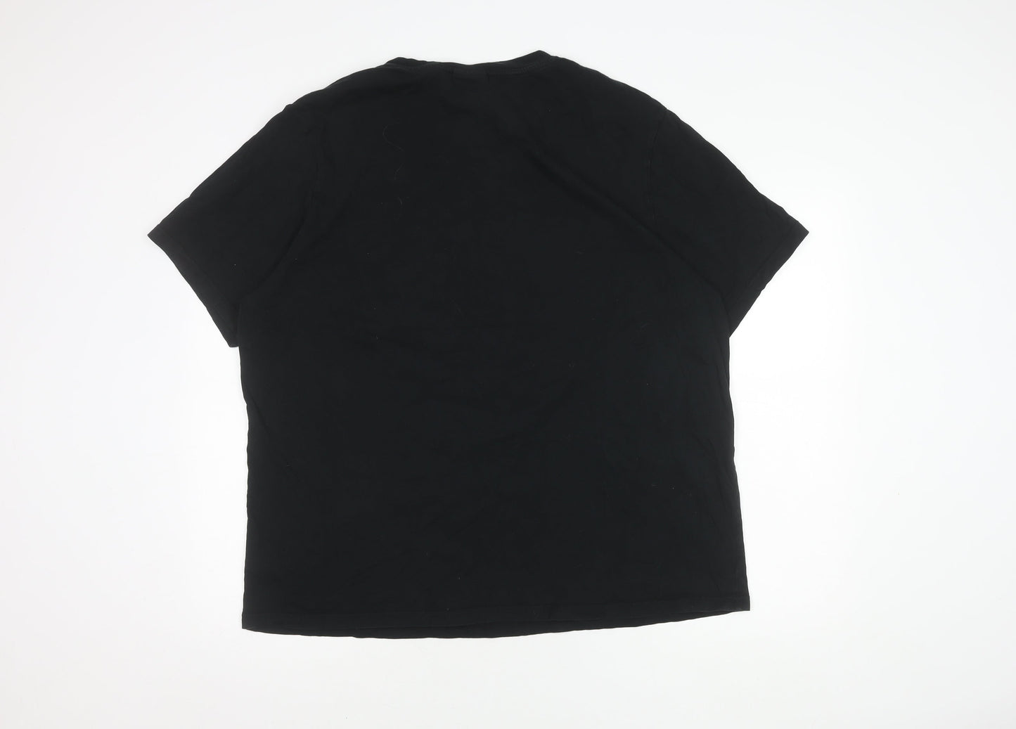 Barbie Unisex Black 3XL Relaxed Fit T-Shirt