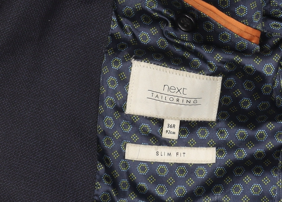 Mens UK Size 36 NEXT Regular Navy Suit Jacket