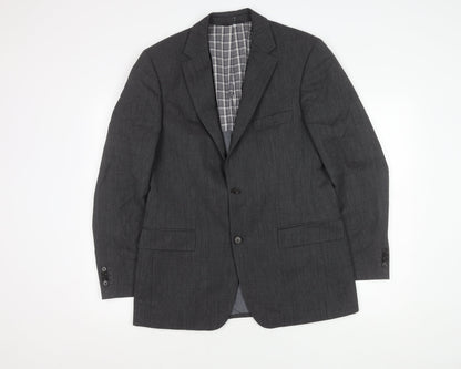 Hugo Boss Men Grey Suit Jacket | 38 Regular