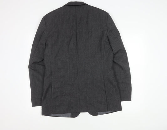 Hugo Boss Men Grey Suit Jacket | 38 Regular