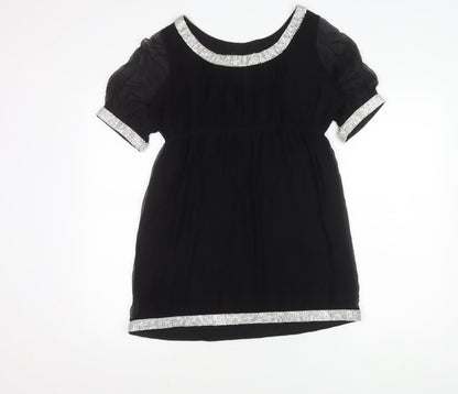 Jovonna London Women's Black Silk Dress Size 10