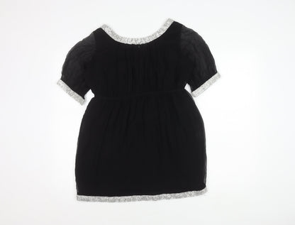 Jovonna London Women's Black Silk Dress Size 10