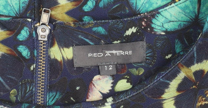 Pied a Terre Women's Multicoloured Size 12 Blouse