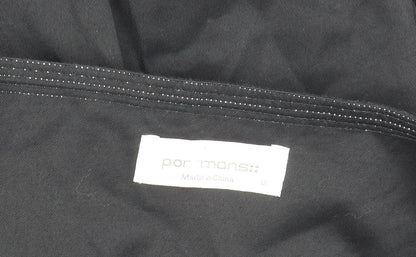 Portmans Women's Black Striped Shift Dress Size 16