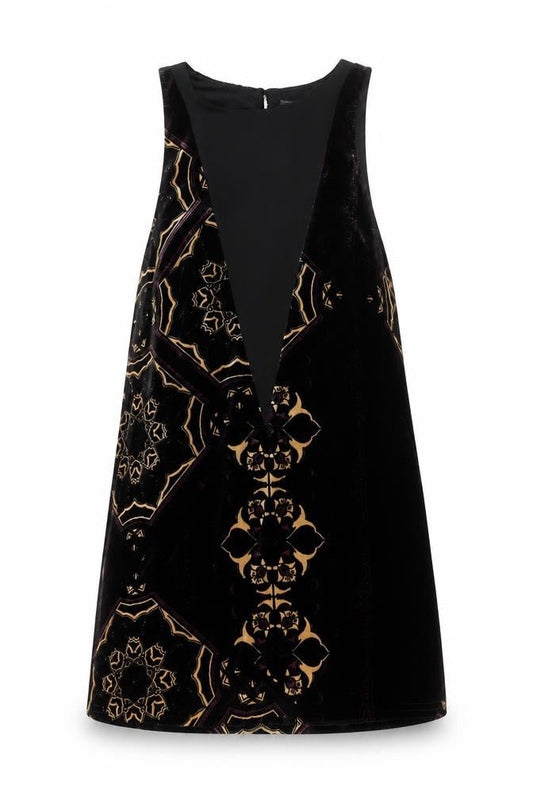 Next Women's Purple Black Dress Size 12