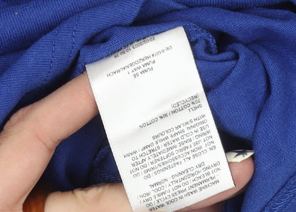 Puma Men's M Blue Graphic T-Shirt