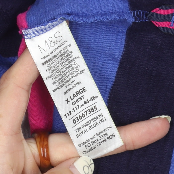 Marks and Spencer Blue Harbour Men's Blue XL Polo Shirt