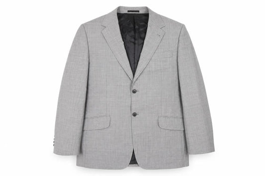 Next Men's Grey Blazer 44 Regular Wool Jacket