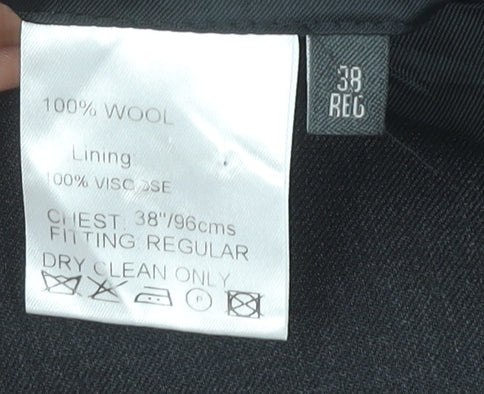 Austin Reed Men's Grey Suit Jacket, Size 38 Regular