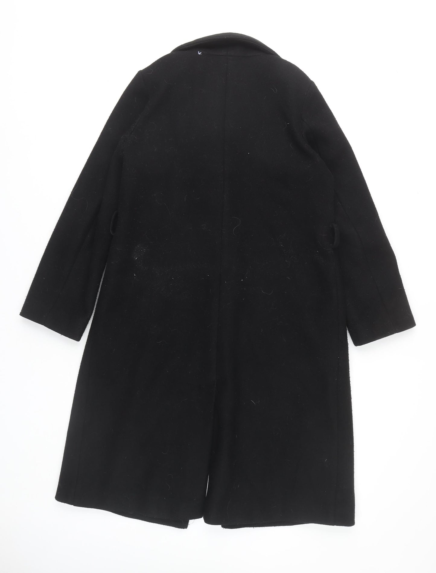 Womens UK Size 8 River Island Black Rain Coat