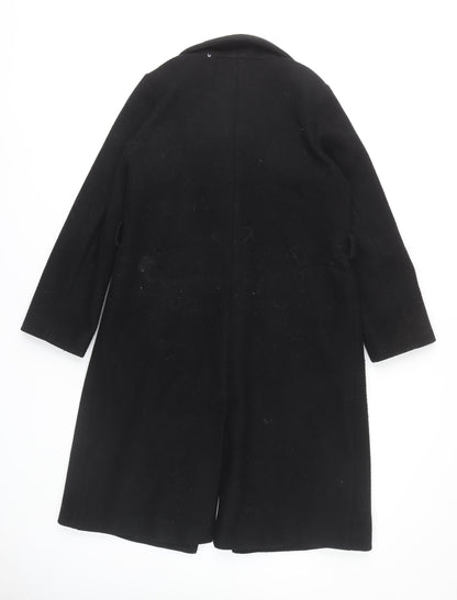 Womens UK Size 8 River Island Black Rain Coat