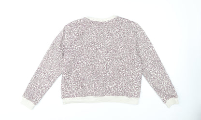 H&M Women's Multicoloured Pullover Sweatshirt, M, Floral