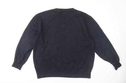 Mens UK Size L H&M Blue Pullover Sweatshirt